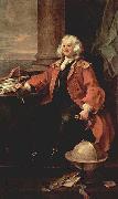 William Hogarth Hogarth portrait of Captain Thomas Coram oil painting
